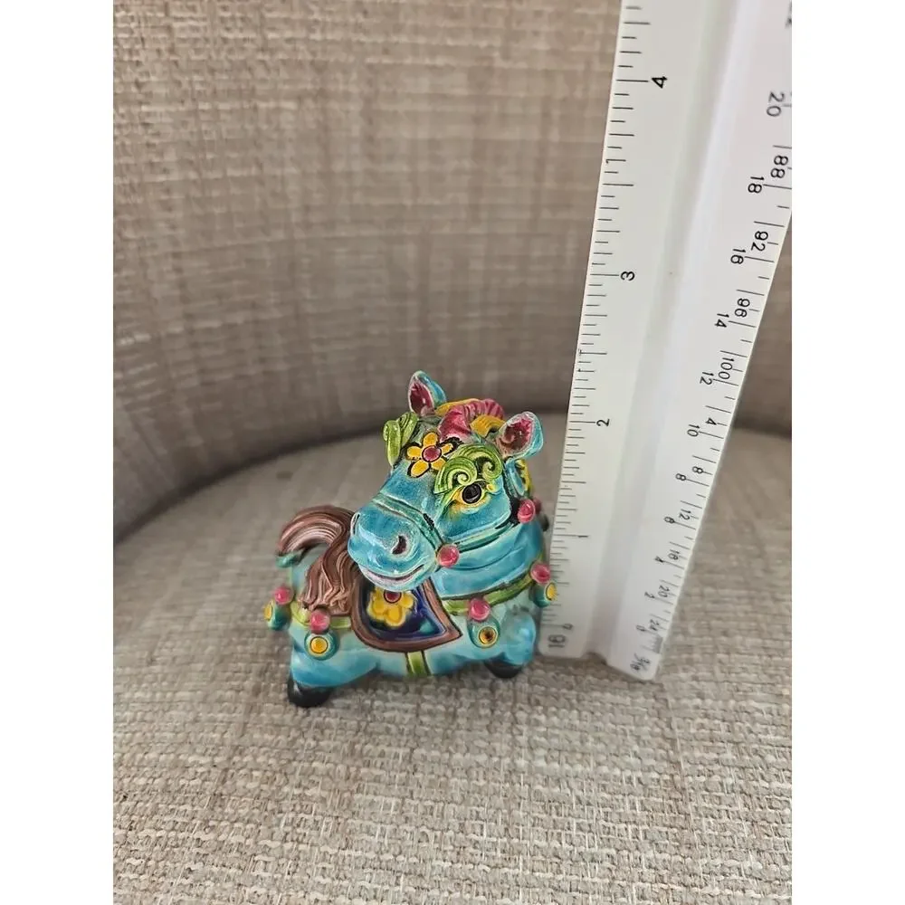Taiwan Cochin Ware Horse Figure 2x2